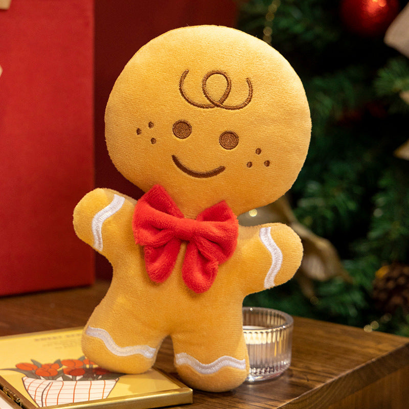Free Shipping - Cute Christmas Plush Toys – Santa, Snowman & Gingerbread Man Dolls | Adorable Holiday Gifts & Decorations