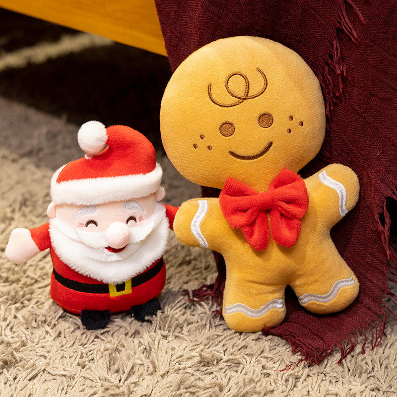 Free Shipping - Cute Christmas Plush Toys – Santa, Snowman & Gingerbread Man Dolls | Adorable Holiday Gifts & Decorations